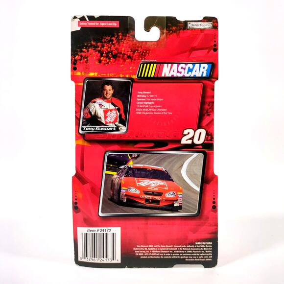 Tony Stewart #20 NASCAR 6" Figure Road Champs Jakks Pacific Ltd Ed NEW - Picture 3 of 3
